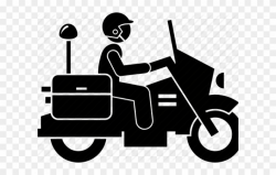 Motorcycle Clipart Police Officer - Police - Png Download ...