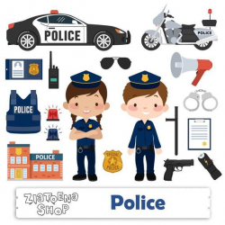Little Police clip art Police Clipart Police Graphics ...