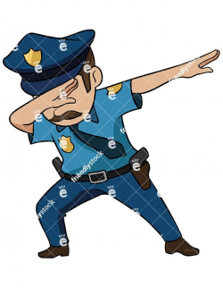 Dabbing Police Officer With Moustache in 2019 | 人和指北針的 ...