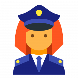 Policeman Female Icono - descarga gratuita, PNG y vector