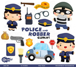 Police Robber Clipart, Police Robber Clip Art, Police Robber ...