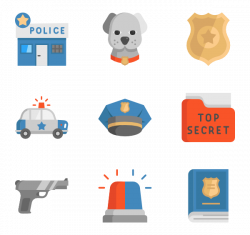37 police icon packs - Vector icon packs - SVG, PSD, PNG, EPS & Icon ...