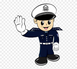 Police Officer Cartoon - Clipart Traffic Police - Png ...