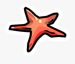 Starfish Clipart Beach Gear - Club Penguin Starfish Pin ...