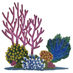 Coral Reef - Pool Mosaic | CORALS | Coral reef art, Coral ...