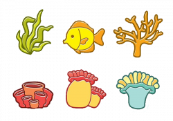Coral reef fish Illustration - Cartoon fish and coral reef 700*490 ...