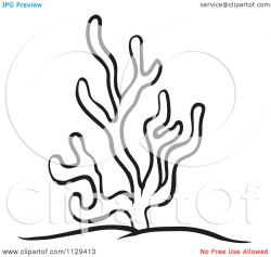 coral outline - Google Search | glass | Free vector clipart ...