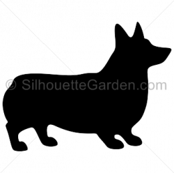 Corgi silhouette clip art. Download free versions of the image in ...
