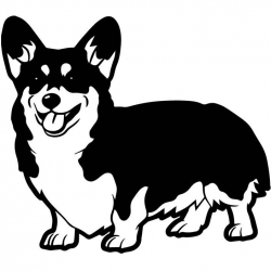 ExpertOutfit | Corgis | Corgi drawing, Dog stencil, Dog ...