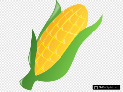 Yellow Corn Clip art, Icon and SVG - SVG Clipart