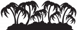 Palm Island Silhouette PNG Clip Art Image | Gallery Yopriceville ...