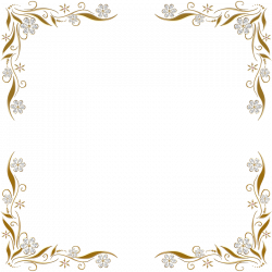 Golden Floral Corners Frame 2 by Paw-Prints-Designs on deviantART ...