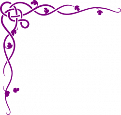 Celtic Vine- Purple Clip Art at Clker.com - vector clip art online ...