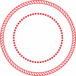 Round Circle Rope Border W Dots Seal Med | Free Images at Clker.com ...