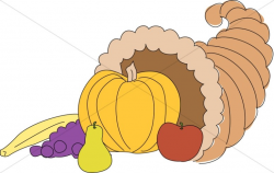 Kid's Style Cornucopia with Pumpkin and Fruit | Thanksgiving ...