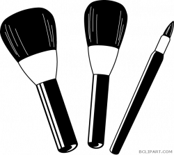 Makeup Brush Tools free clipart images bclipart - BClipart