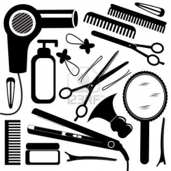 Stock Vector | Pictures | Hairdressing equipment ...