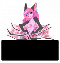 e621 2016 animated anthro bat batwings black_fur breasts chest_tuft ...