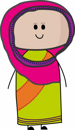 Cute hindu indian clipart character vector illustrated | Vector ...