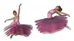3D Pink Ballerina Free Clipart | Gallery Yopriceville - High ...