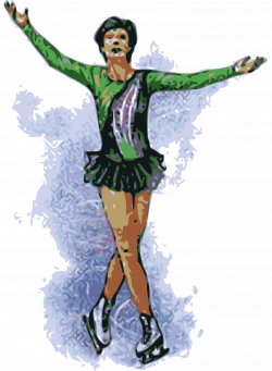 Clipart - Figure Skating Woman