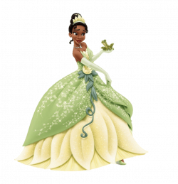 Tiana With Frog on Her Hand transparent PNG - StickPNG