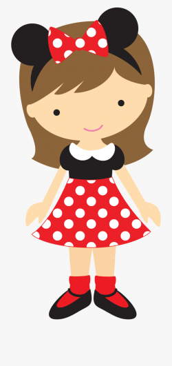 Costume Clipart Ladybug Girl - Minnie Mouse Girl Clipart ...