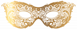 Gold Carnival Mask transparent PNG - StickPNG