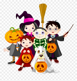Spooky Clipart October - Halloween Costume Cartoon - Png ...