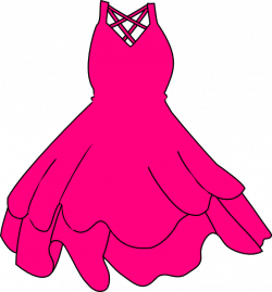 Pink Dress Clip Art at Clker.com - vector clip art online, royalty ...