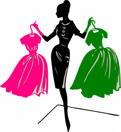 Pink And Green Silhouette Clip Art at Clker.com - vector clip art ...