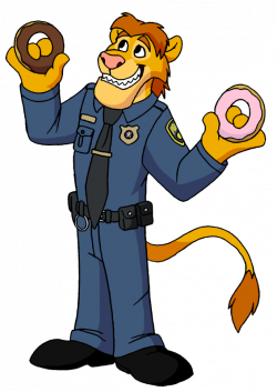 Policeman Johnny with Donuts by LionKingRulez on DeviantArt