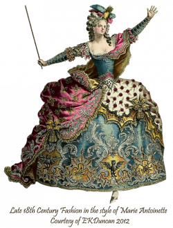 Late 18th Century Opera Fashion Costume PNG by EKDuncan in various ...