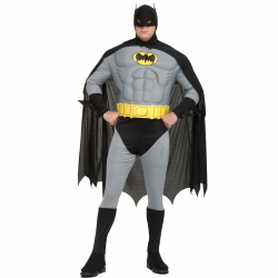 Muscle Chest Batman Plus Costume Clip Art