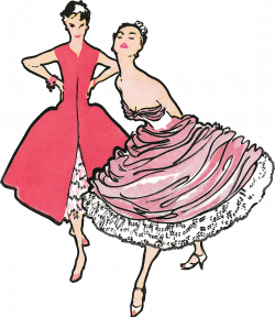 Woman In Pink Vintage Dresses PNG - PHOTOS PNG