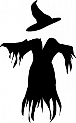 Witch hat and witches dress costume | Silhouettes | Witch ...