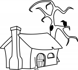 File:Witch's cottage in black and white.svg - Wikimedia Commons