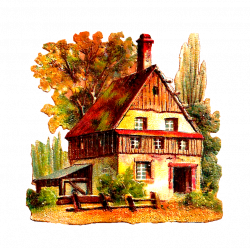 antique_house_3png.png (752×746) | clip art & Digi Stamps ...