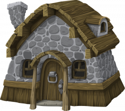 Clipart - Rustic house from Glitch