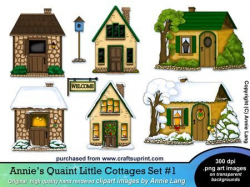 Clip Art Fairy Tale Cottage | Cottage Clip Art View quaint ...