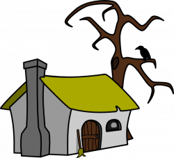 Witch Cottage Clip Art at Clker.com - vector clip art online ...