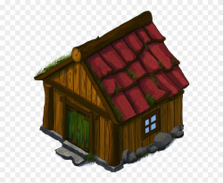 Cottage Clipart Simple House - House 2d - Png Download ...