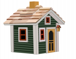 clipartist.net » Clip Art » little house cottage SVG