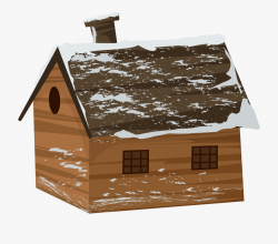Winter Cabin House Transparent Png Clip Art Image - Wooden ...