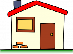 Cottage clipart my house - Pencil and in color cottage clipart my house