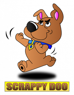 Scrappy Doo Round Beach Towel for Sale by Brian Swanke