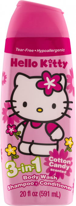 Hello Kitty 3-In-1 Bodywash, Shampoo, & Conditioner, Cotton Candy 20 ...