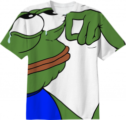 Shop Rare Pepe Cotton T-shirt by trippy-jxsh | Print All Over Me