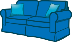 sofa blue - /household/furniture/couch/sofa_blue.png.html