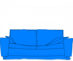 Blue Couch PNG, SVG Clip art for Web - Download Clip Art ...